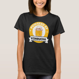 Aangedreven door Kombucha Scoby Fermented Tea Ferm T-shirt