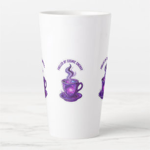 Aangedreven door kosmische energie Galaxy koffieko Latte Mok
