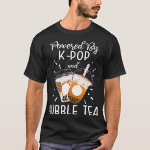 Aangedreven door KPOP Boba Tea Bubble Tea Koreaans T-shirt