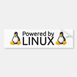 Aangedreven door Linux Bumpersticker