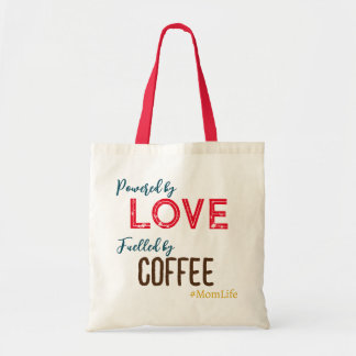 Aangedreven door Love Mum Life Funny Tote Bag
