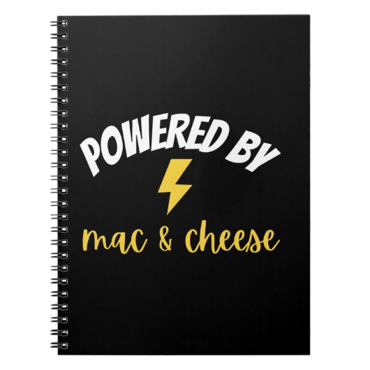Aangedreven door Mac en Cheese Notitieboek (Voorkant)