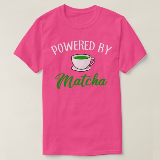 aangedreven door matcha matcha 1 t-shirt (Design voorkant)
