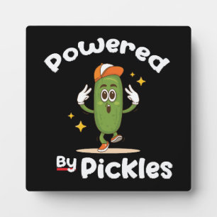 Aangedreven door Pickles Voedsel Augurk Grappig Fotoplaat