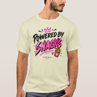 Aangedreven door Snacks – Eten Liefhebber Unisex T T-shirt
