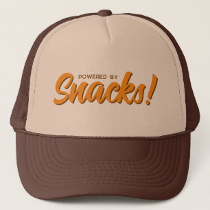 Aangedreven Door Snacks, Grappige Roze Trucker Pet
