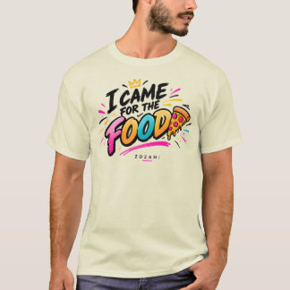 Aangedreven door Snacks – Unisex T-Shirt voor Voed