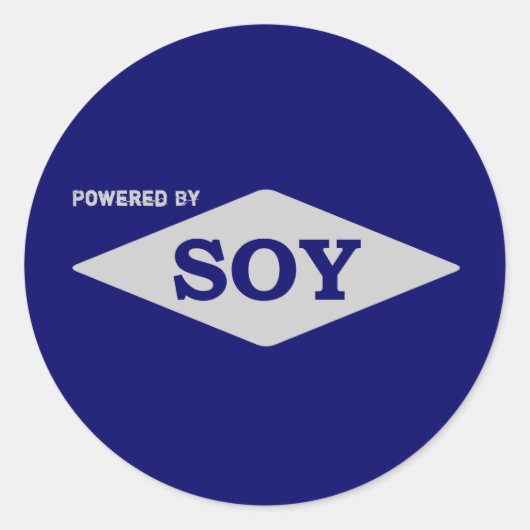 Aangedreven door Soy sticker (Voorkant)