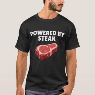 Aangedreven Door Steak T-shirt Funny Steak Liefheb