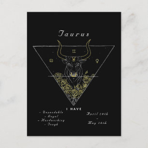 'Aangedreven door Taurus' Briefkaart