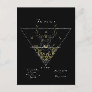 'Aangedreven door Taurus' Briefkaart