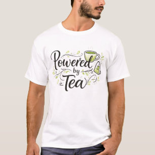 Aangedreven Door Thee Cute Theekop Theezakje Illus T-shirt