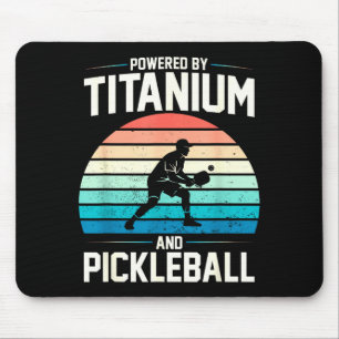 Aangedreven door titanium pickleball grappige knie muismat