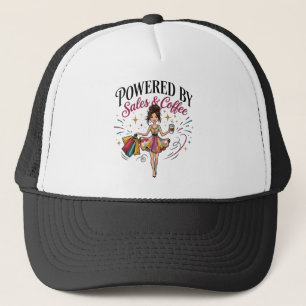 Aangedreven door Verkoop en Koffie Trucker Pet