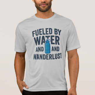 Aangedreven door water en zwerflust Wandelavontuur T-shirt