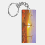 Aangedreven door wind sleutelhanger (Voorkant Links)