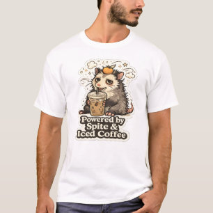 Aangedreven door wrok en ijs-koffie Possum Sticker T-shirt