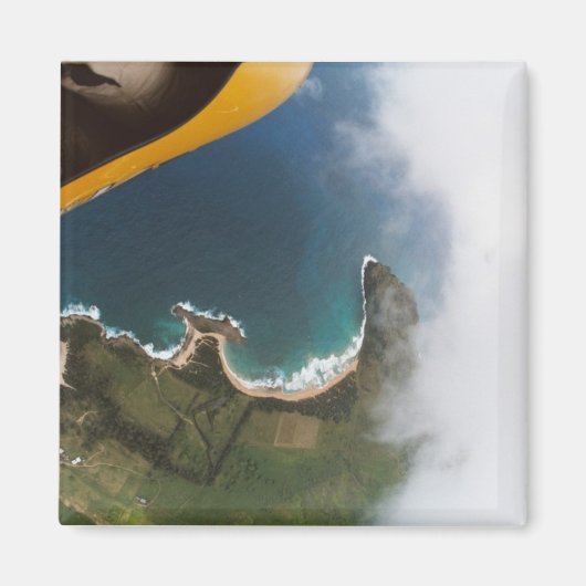 Aangedreven hanggliding boven Kauai Magneet (Voorkant)