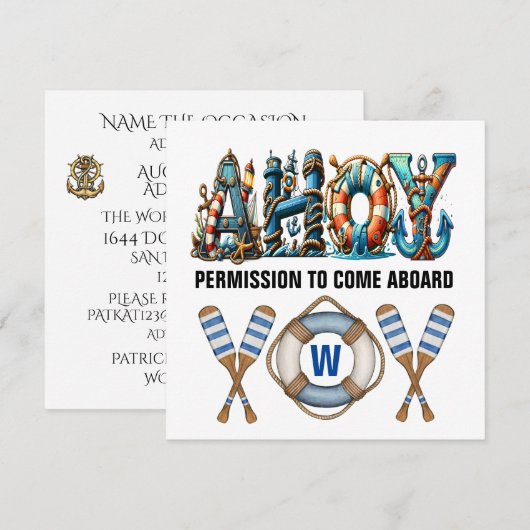 AANGEMEERD TOEGANG TOT HET SCHIP VERLEEND KAART (Voorkant / Achterkant)