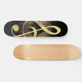Aangenaam deuntje - Goud Skateboard (Horizontaal)