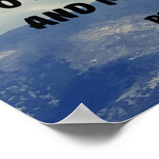 Aangenaam in Gods zicht Psalm 19:14 Bijbelvers Poster (Hoek)