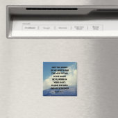 Aangenaam in uw zicht O God Psalm 19:14 Christelij Magneet (Insitu (Vaatwasser))