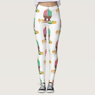 aangename kwanzaa kaarsen leggings