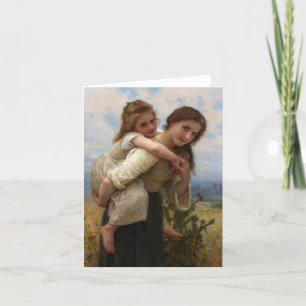 Aangename last William Adolphe Bouguereau Bedankkaart