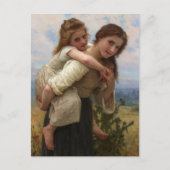 Aangename last William Adolphe Bouguereau Briefkaart (Voorkant)