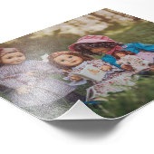 Aangename meisjes foto afdruk (Hoek)