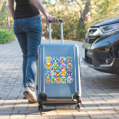 Aangename set van cartoon dierlijke stickers (Koffer Insitu)