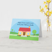 Aangename Verjaardag van het Huis Aangepaste Makel Kaart (Gele Bloem)