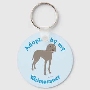 Aangenomen door My Weimaraner Sleutelhanger
