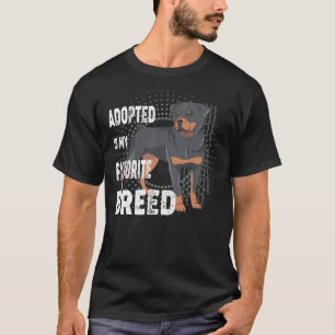 Aangenomen is mijn favoriete rottweiler van de Bre T-shirt