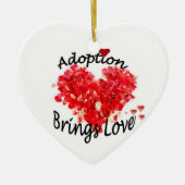 Aangenomen met Love Adoption Ornament (Voorkant)