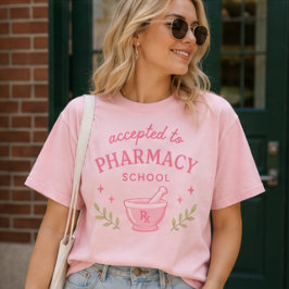 Aangenomen op de apotheekopleiding, toekomstig apo t-shirt