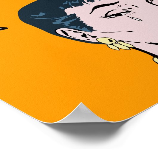 Aangepastبديا ساف رIk wil reizen Sad Arab Comic Poster (Hoek)