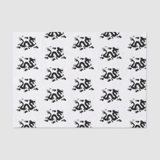 Aangepast 10 lb-weefselpapier, witte DRAGON Tissuepapier (Voorkant)