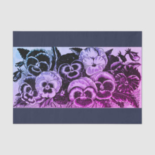 Aangepast 10lb-weefselpapier, PANSIES Tissuepapier