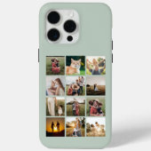 Aangepast 12 fotocollage Case-Mate iPhone case (Achterkant)