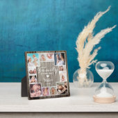 Aangepast 12-reeks - Foto Lijst Collage Rustic Woo Fotoplaat (Insitu)