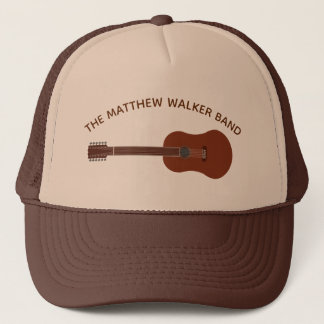 Aangepast 12-string Guitar Brown Trucker Hat Pet