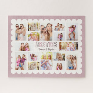 Aangepast 16 foto collage beste vriendinnen puzzel