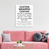 Aangepast 16-inch x 20-inch PREMIUM GEWRAPPEERDE A Canvas Afdruk (Insitu (Woonkamer))