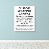 Aangepast 16-inch x 20-inch PREMIUM GEWRAPPEERDE A Canvas Afdruk (Insitu (Houten vloer))