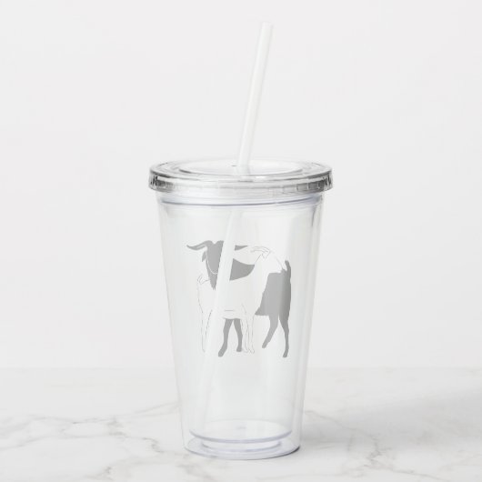 Aangepast 16 oz, heldere acrylschroef acryl drinkbeker (Achterkant)