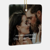 Aangepast 2024 Eerste Kerst Ornament w Afbeelding (Rechts)