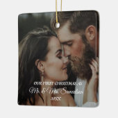 Aangepast 2024 Eerste Kerst Ornament w Afbeelding (Links)