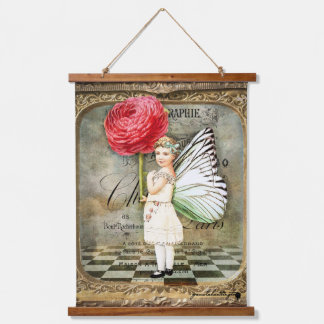 Aangepast 26 x 36-inch verticaal (portret), één be hangend wandkleed