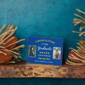 Aangepast 2 Foto Afstuderen Gefeliciteerd Afstuder Fotoplaat (Zijkant)